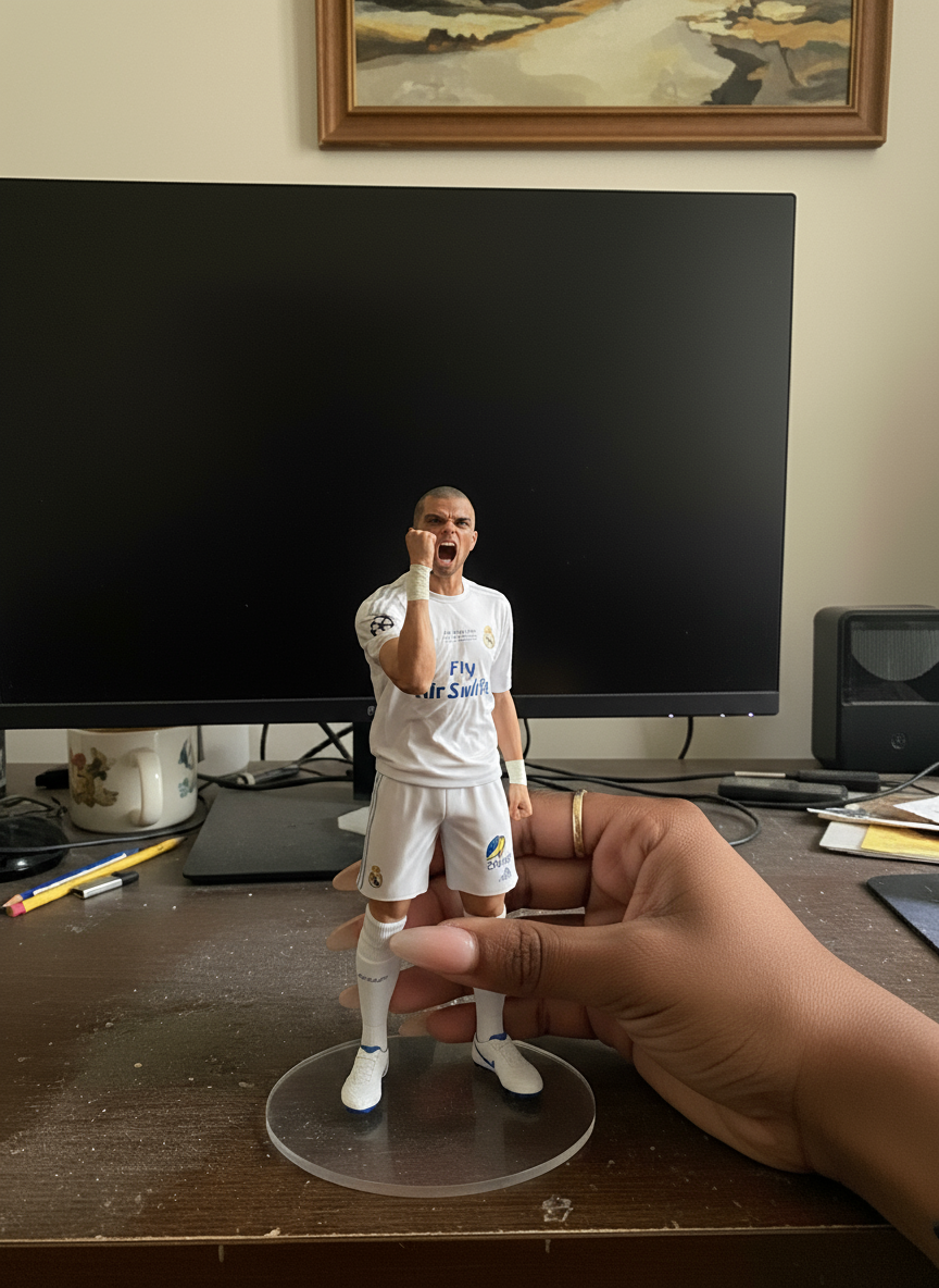 Pepe Collectible Figurine | Real Madrid Celebration
