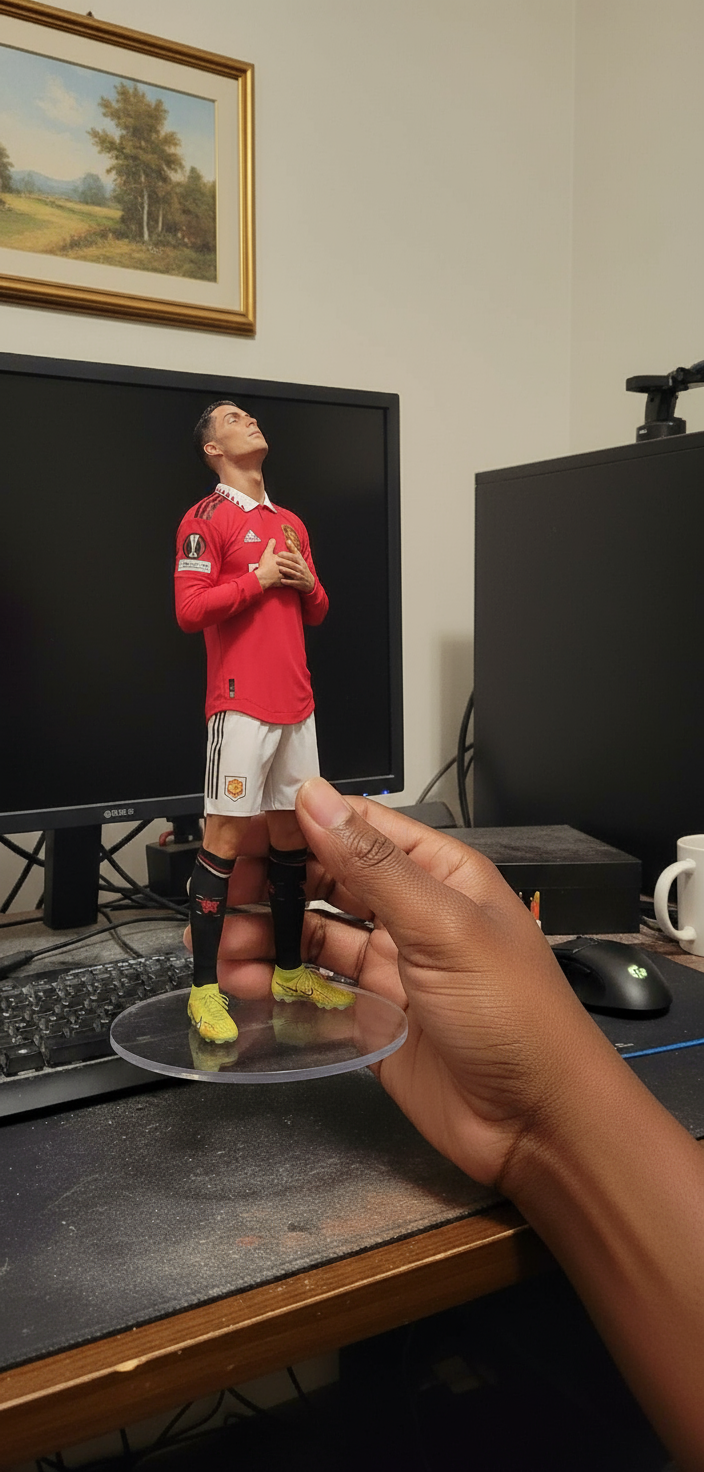 Cristiano Ronaldo Collectible Figurine | Manchester United Celebration