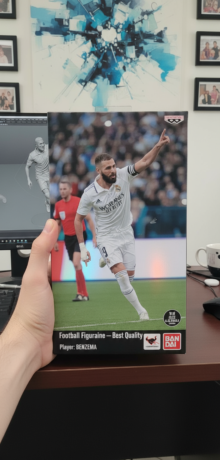 Karim Benzema Collectible Figurine | Real Madrid Celebration