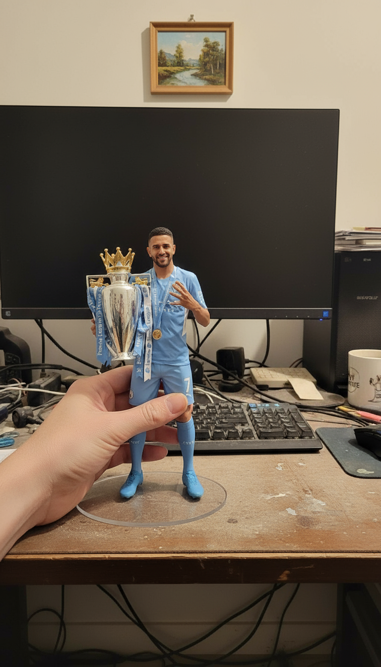 Riyad Mahrez Colectibille Figurine | Manchester City