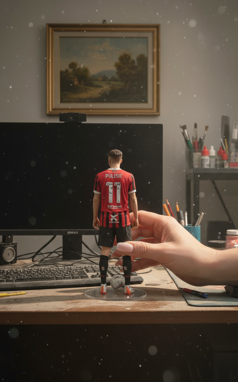 Chirsitan Pulisic Colectibille Figurine | AC Milan