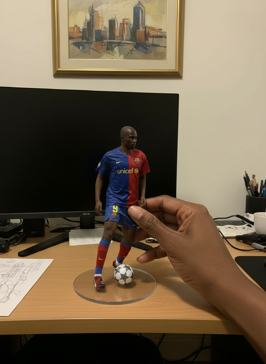 Samuel Eto'o Collectible Figurine | Barcelona