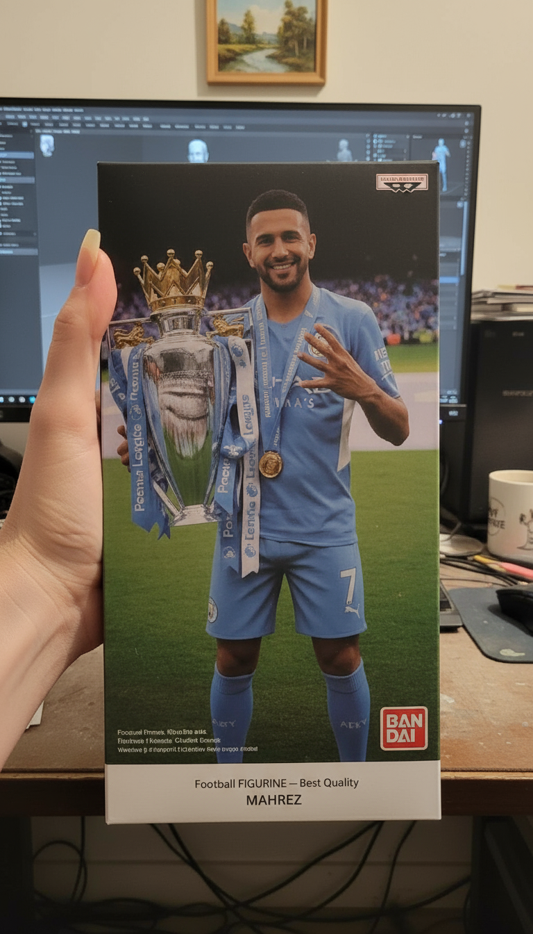 Riyad Mahrez Colectibille Figurine | Manchester City
