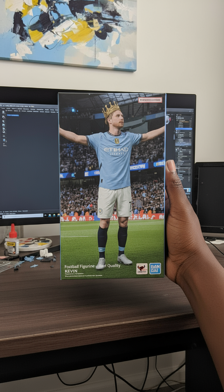 Kevin De Bruyne Collectible Figurine | Manchester City Celebration
