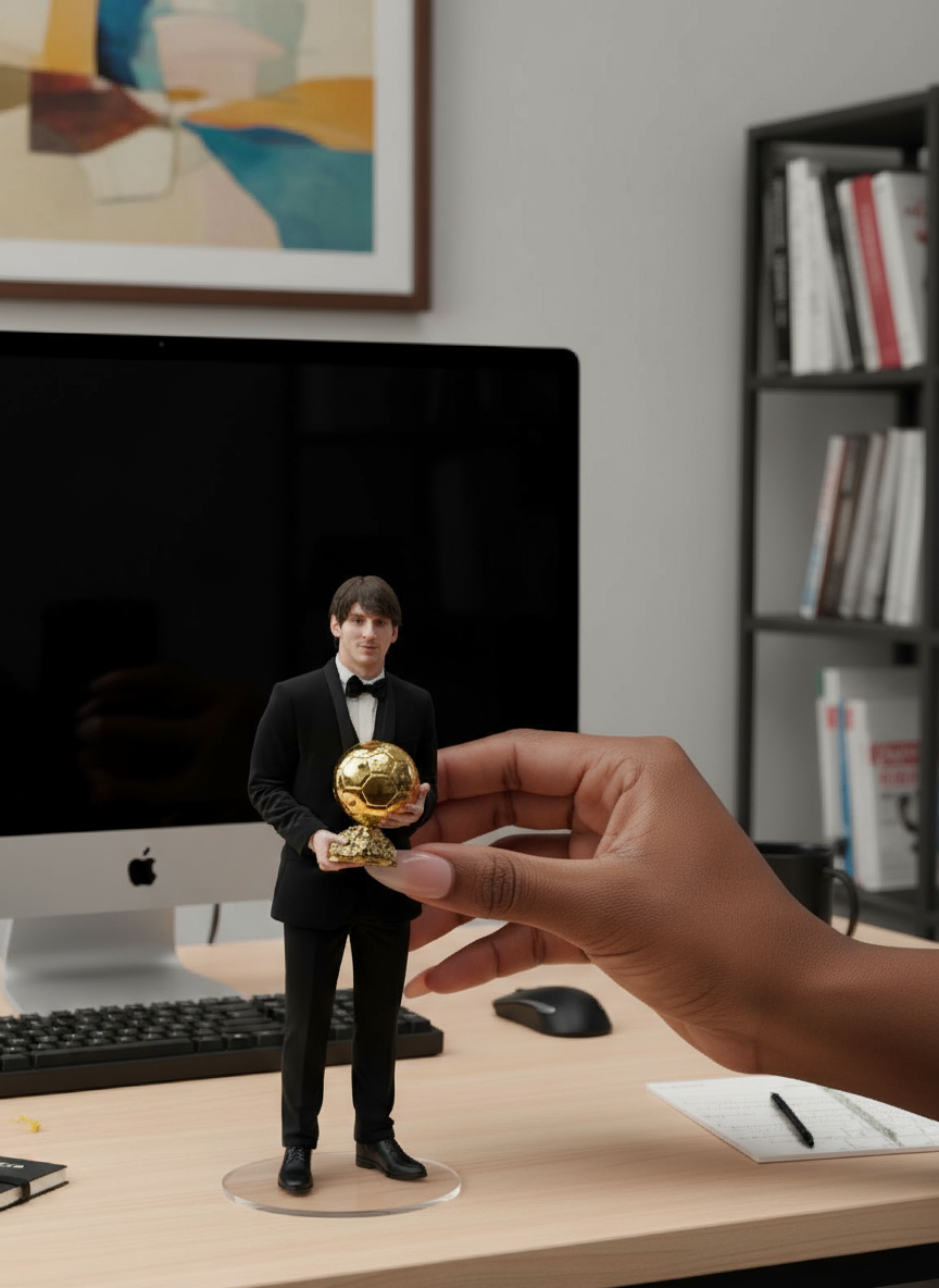 Lionel Messi Collectible Figurine | Balloon D'or