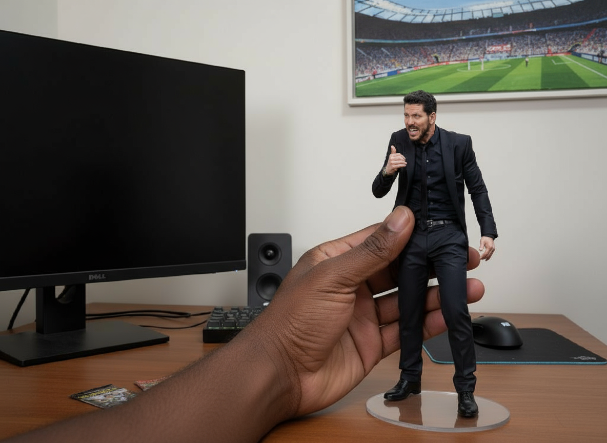Diego Simeone Collectible Figurine | Athletico Madrid Coach