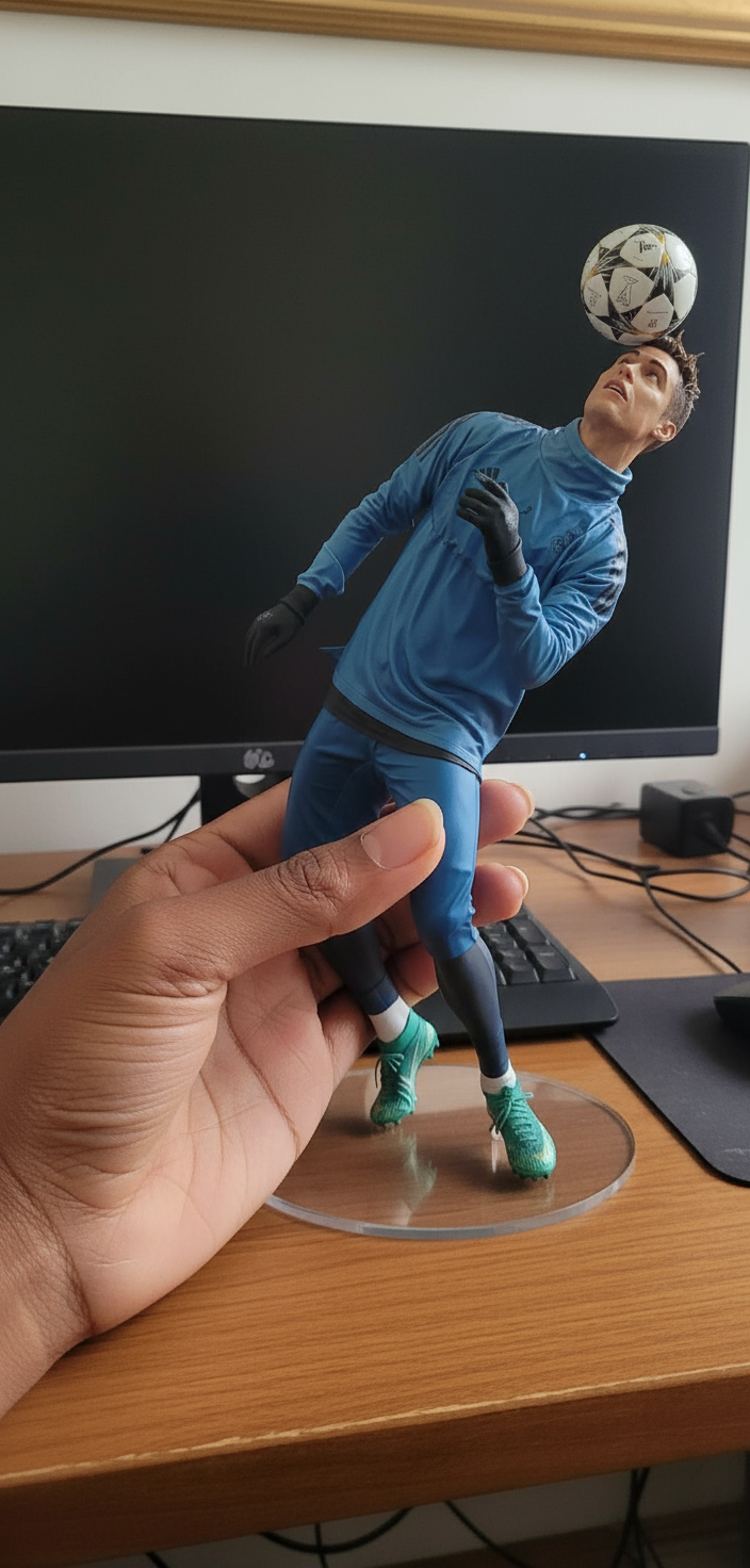Cristiano Ronaldo Collectible Figurine | Real Madrid Training