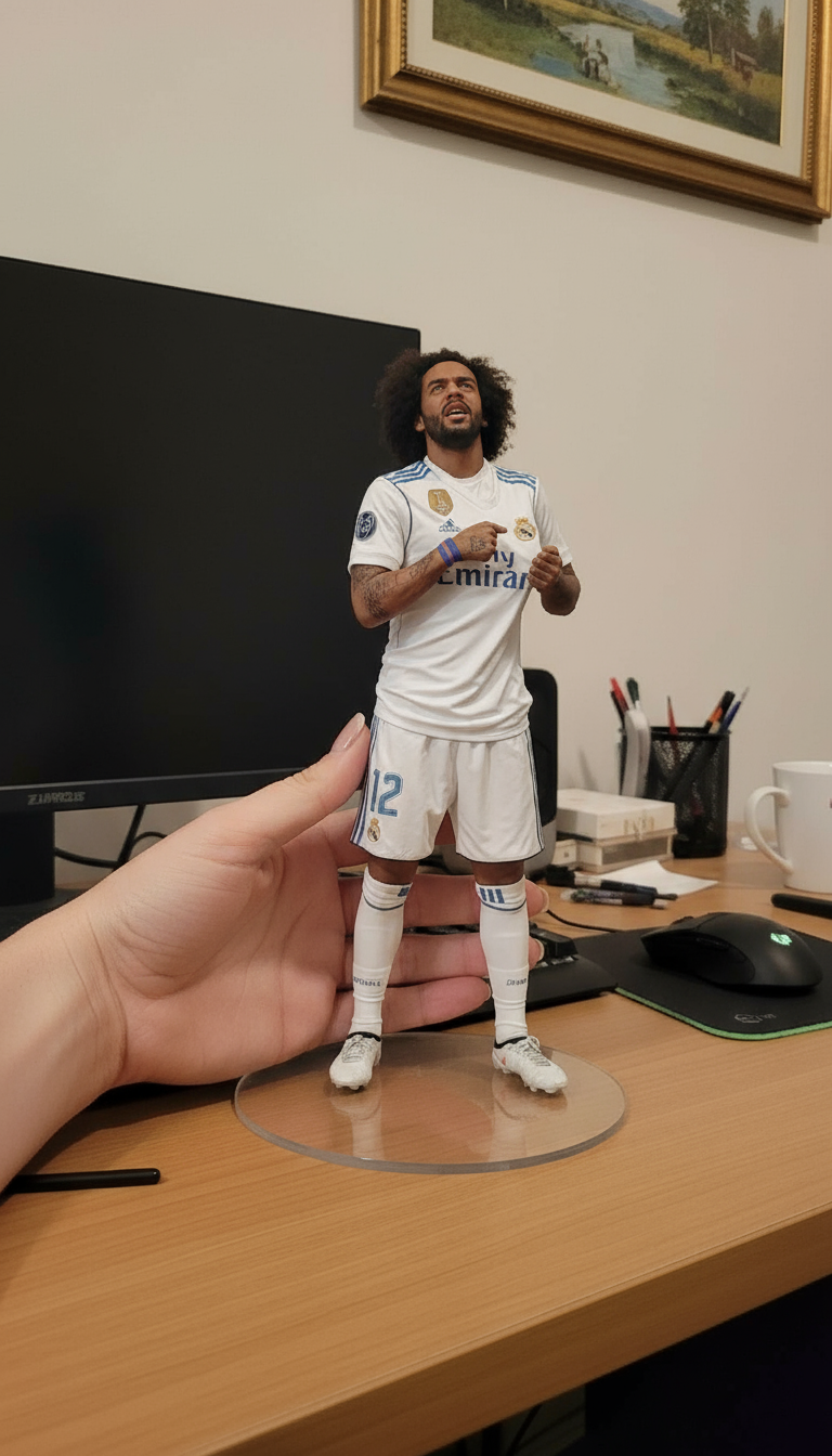 Marcelo Collectible Figurine | Real Madrid Celebration