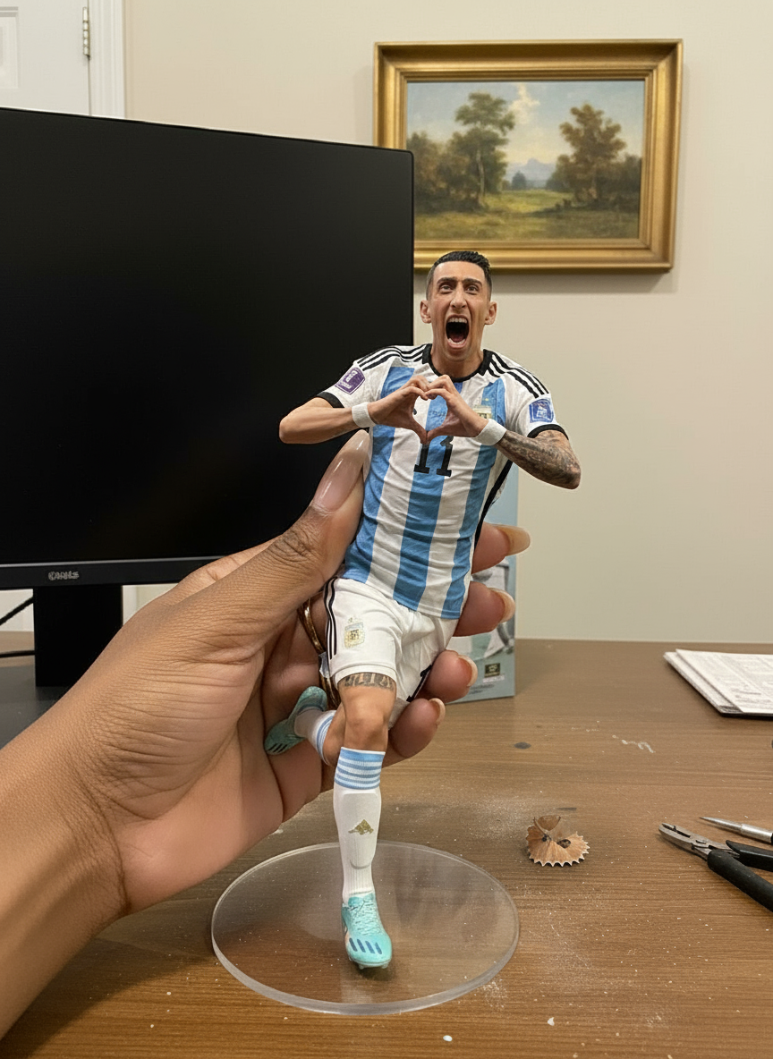 Angel Di Maria Collectible Figurine | Argentine World Cup