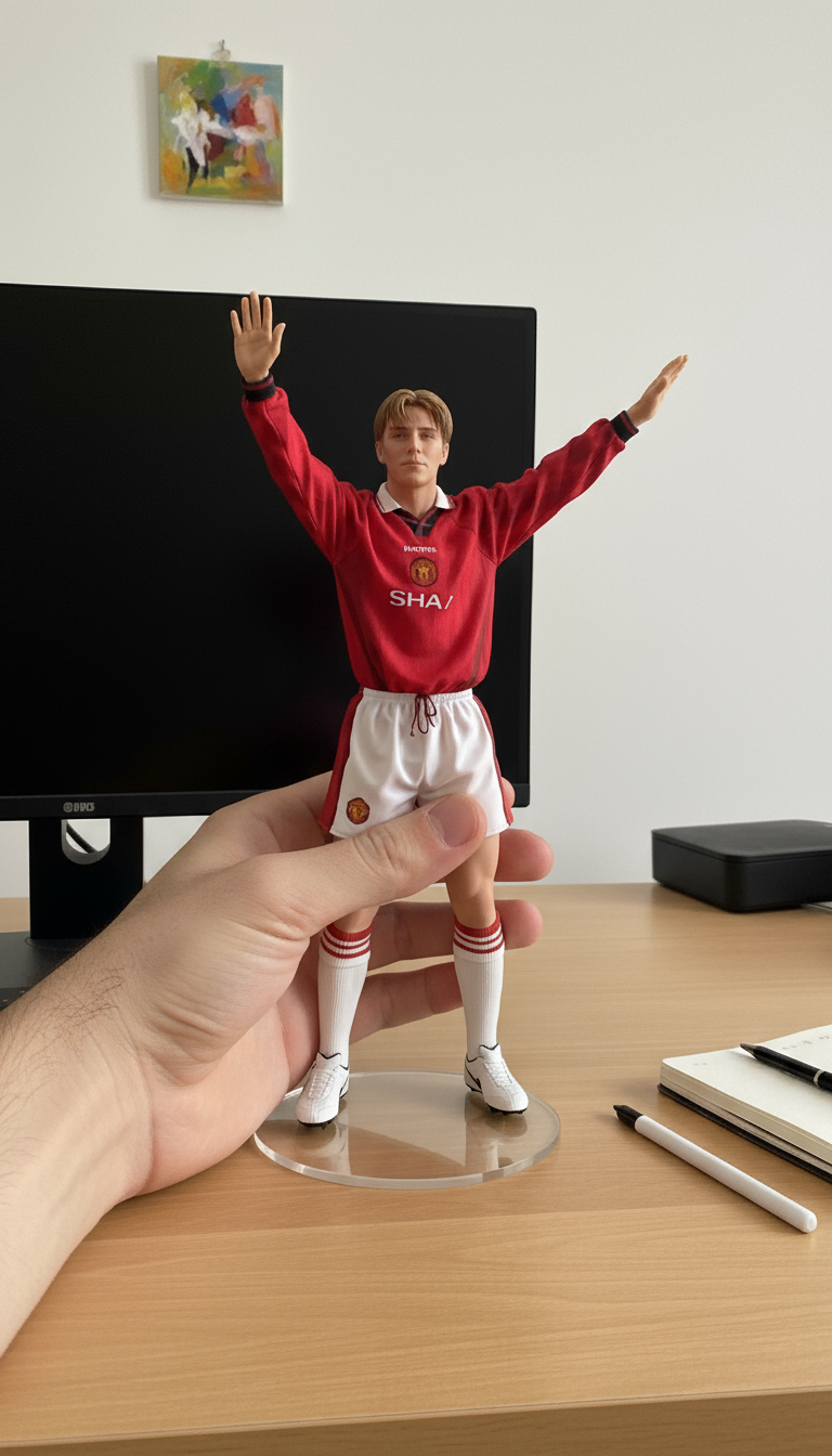 David Beckham Collectible Figurine | Manchester United Celebration