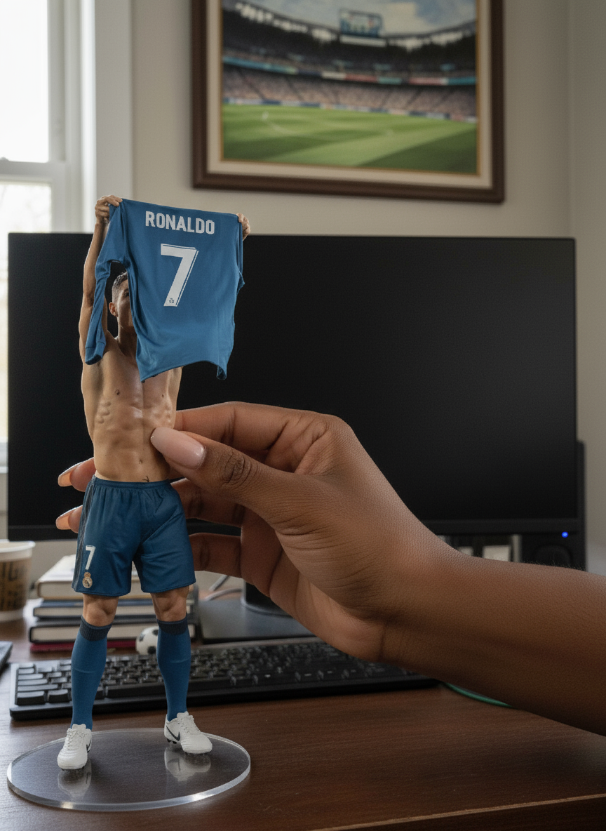 Cristiano Ronaldo Figurine | "The Celebration" Real Madrid 2016/17 Kit