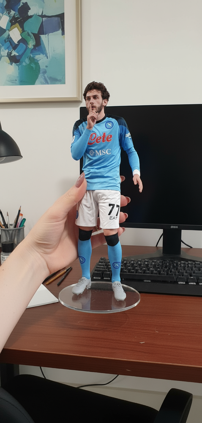 Khvicha Kvaratskhelia Collectible Figurine | Napoli