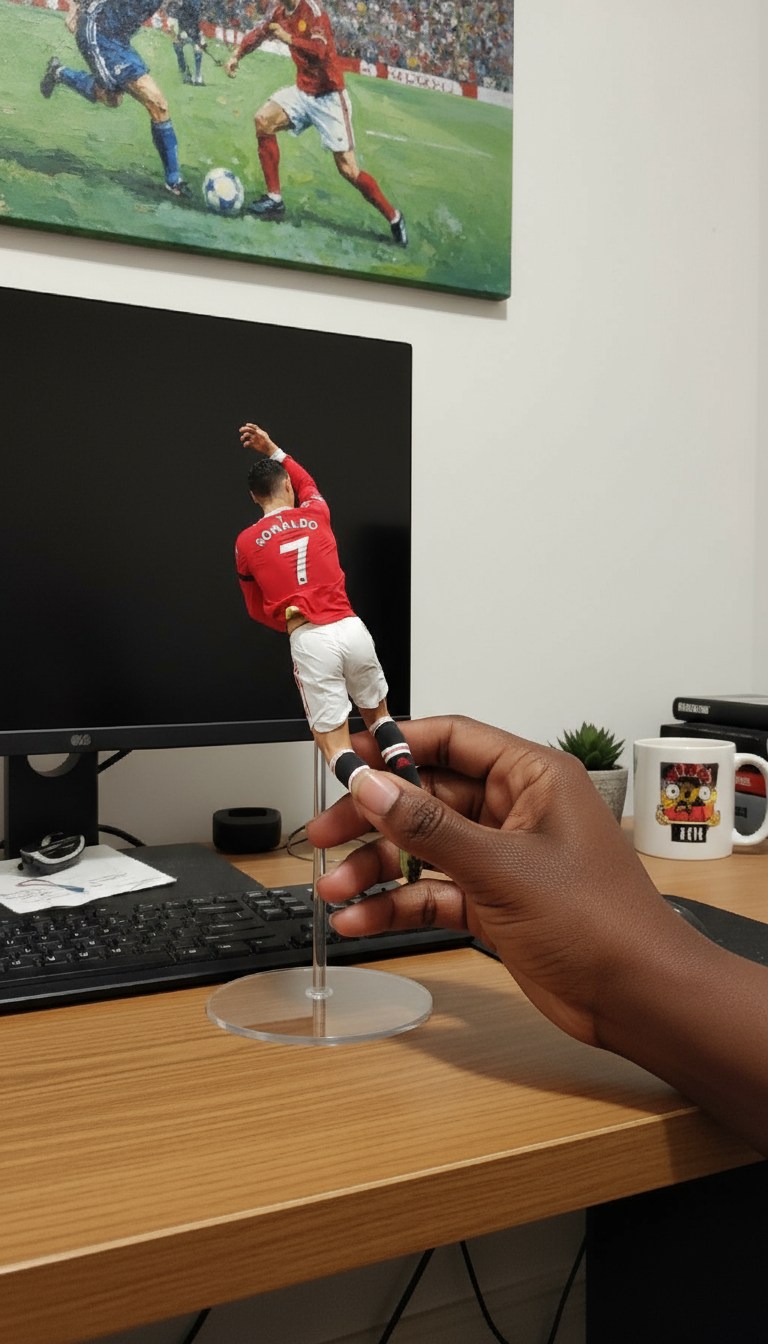 Cristiano Ronaldo 'SIU Celebration' Figurine | Real Madrid