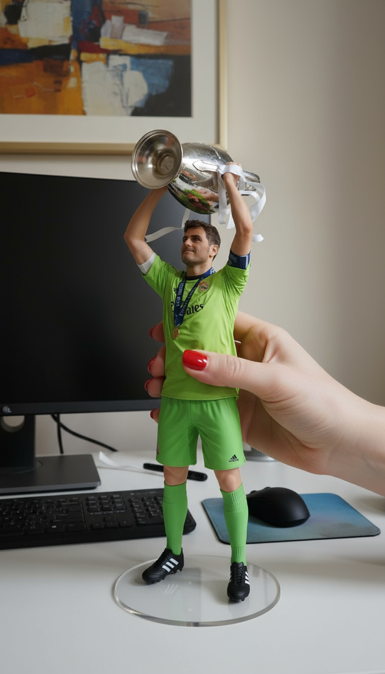 Iker Casillas Collectible Figurine | Real Madrid Celebration
