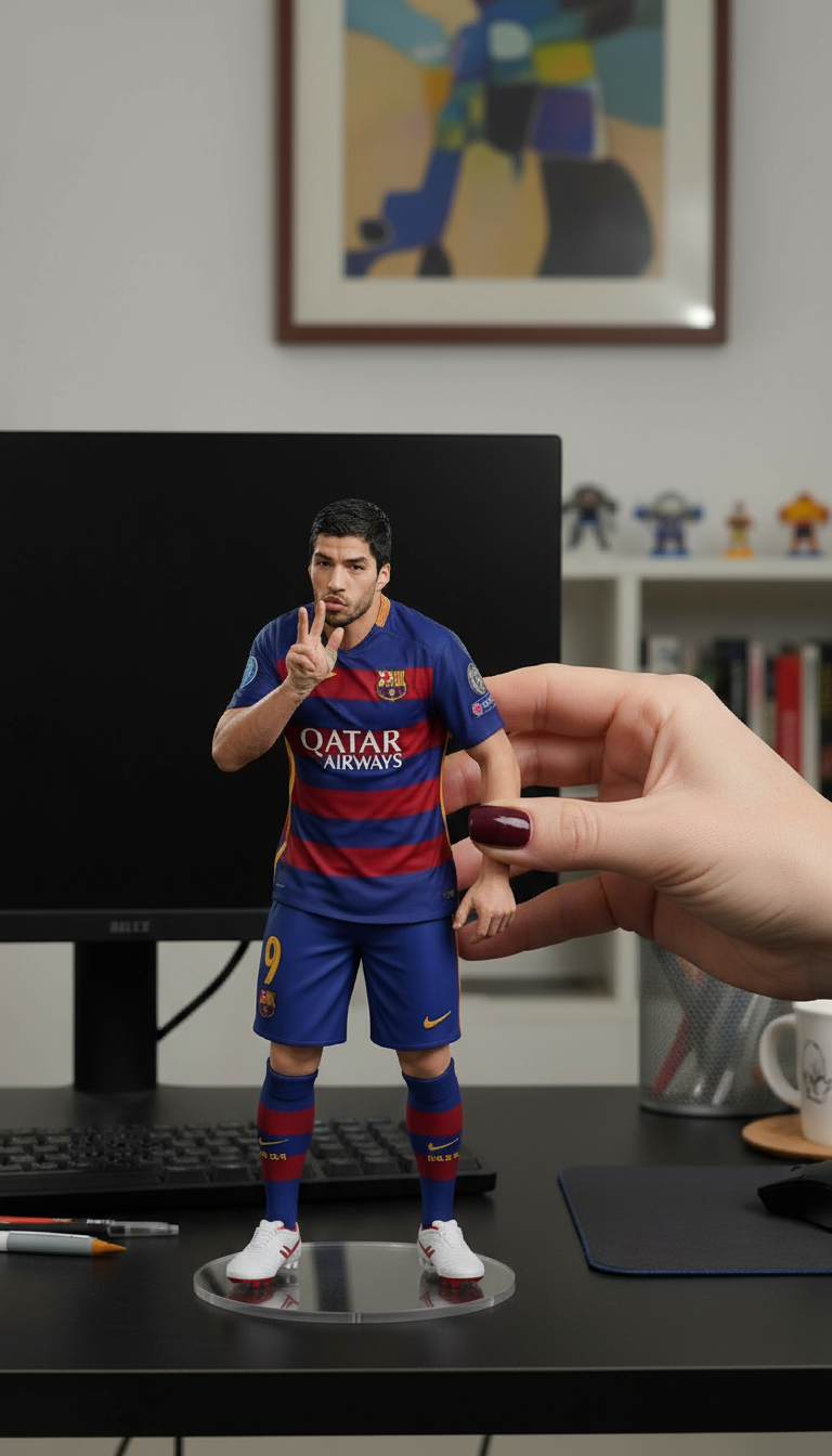 Luis Suarez Collectible Figurine | Barcelona Celebration