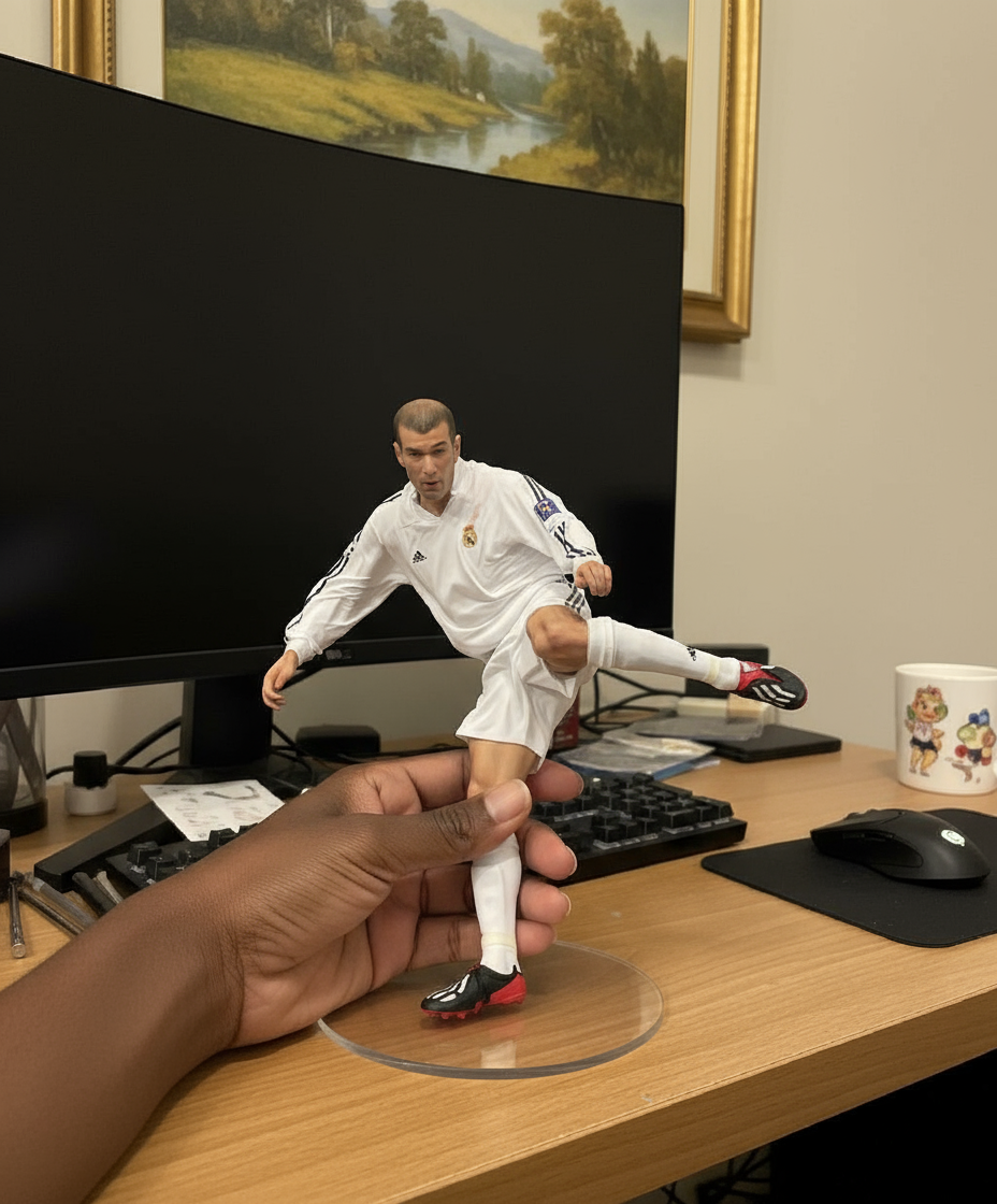 Zinedine Zidane Collectible Figurine | Real Madrid
