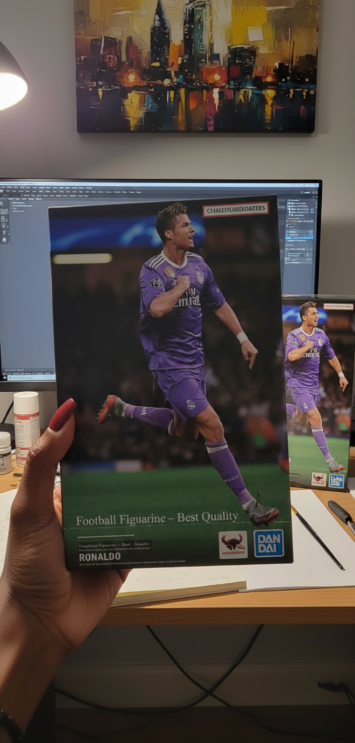 Cristiano Ronaldo Collectible Figurine | Real Madrid Celebration