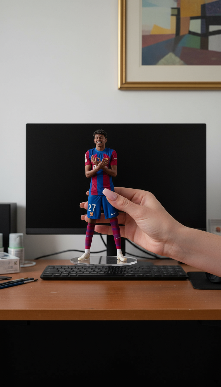 Lamine Yamal Collectible Figurine | Barcelona Celebration