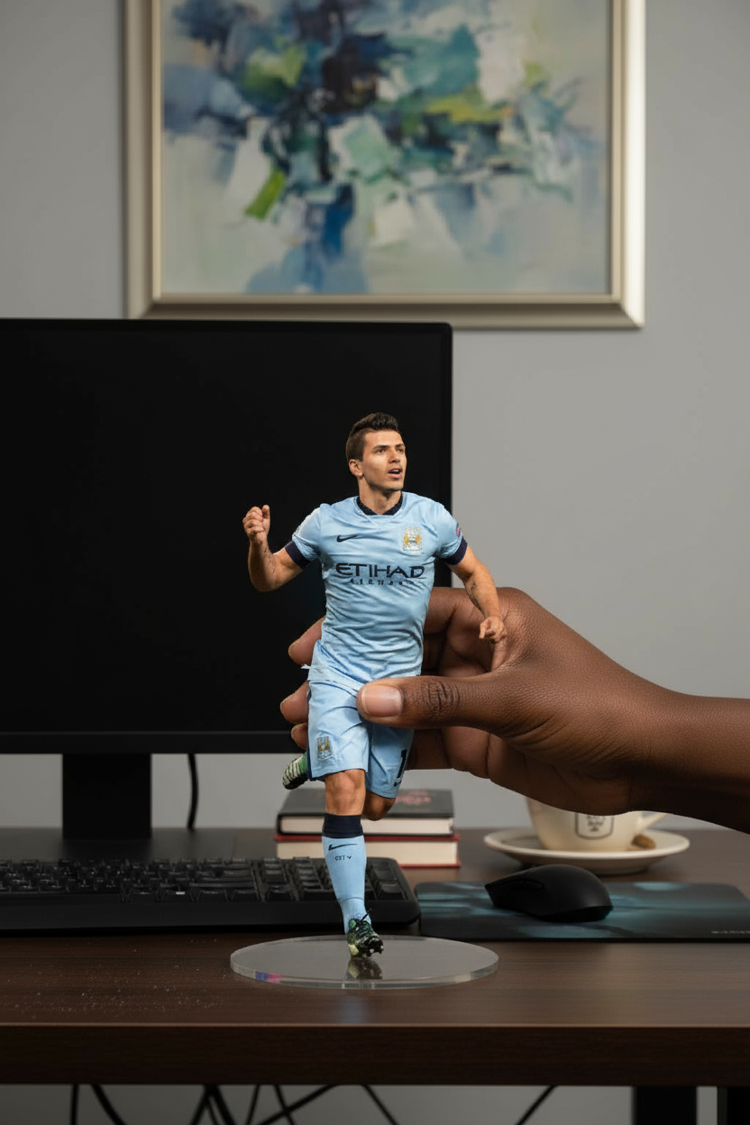 Kun Aguero Collectible Figurine | Manchester City
