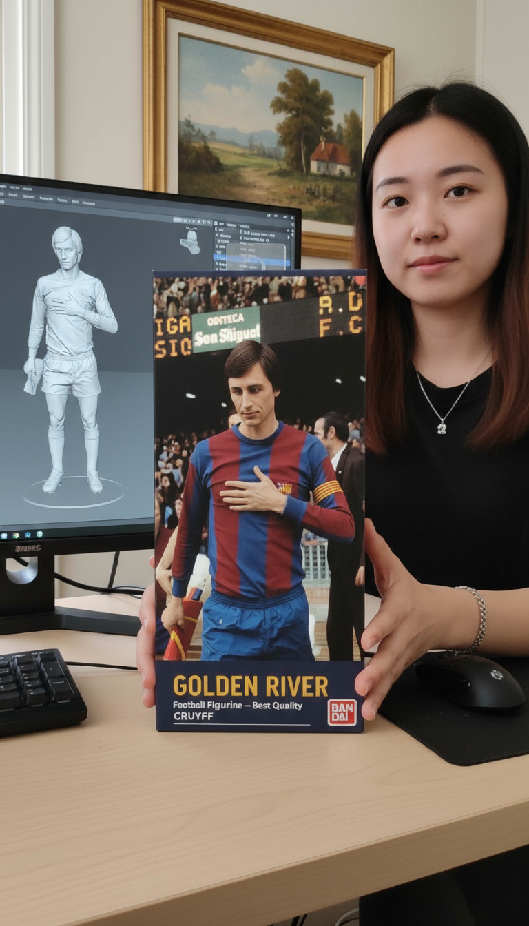 Johan Cruyff Colectibille Figurine | FC Barcelona