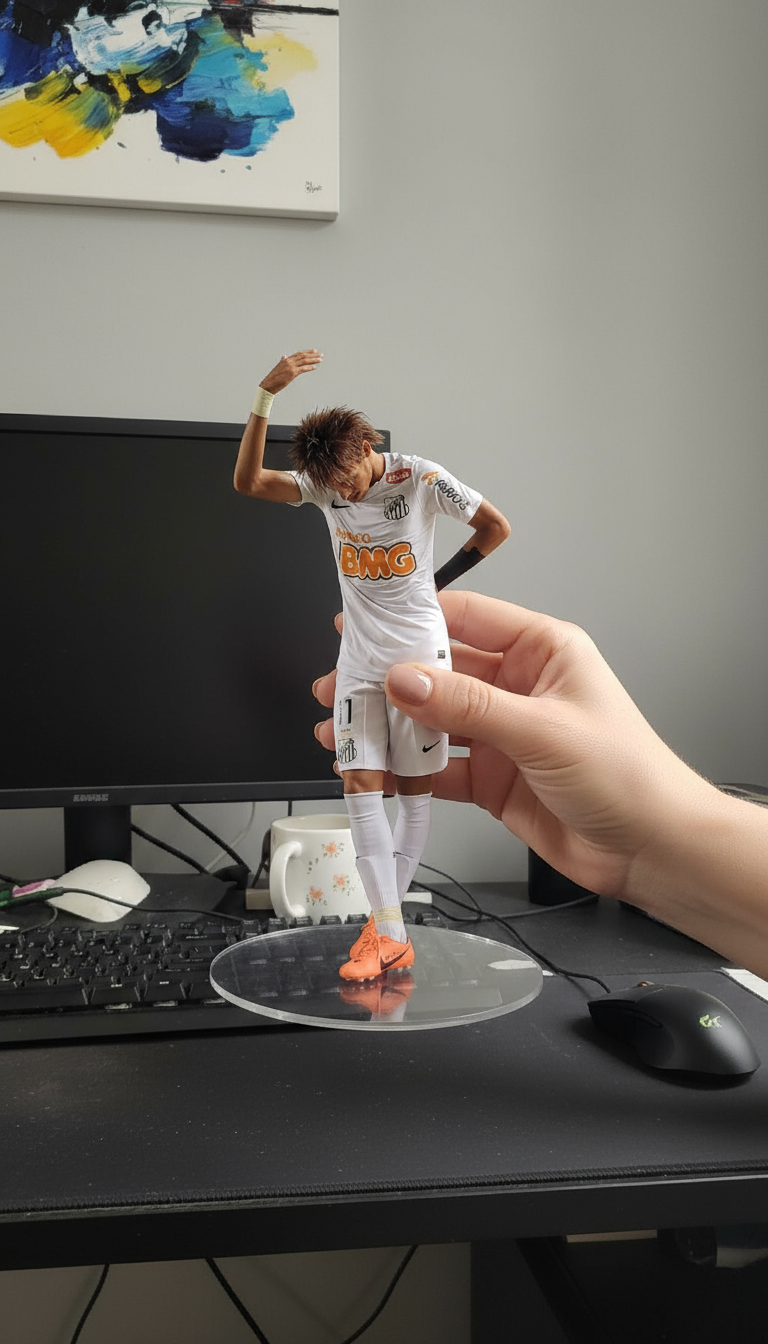 Neymar Jr. Collectible Figurine | Santos Celebration
