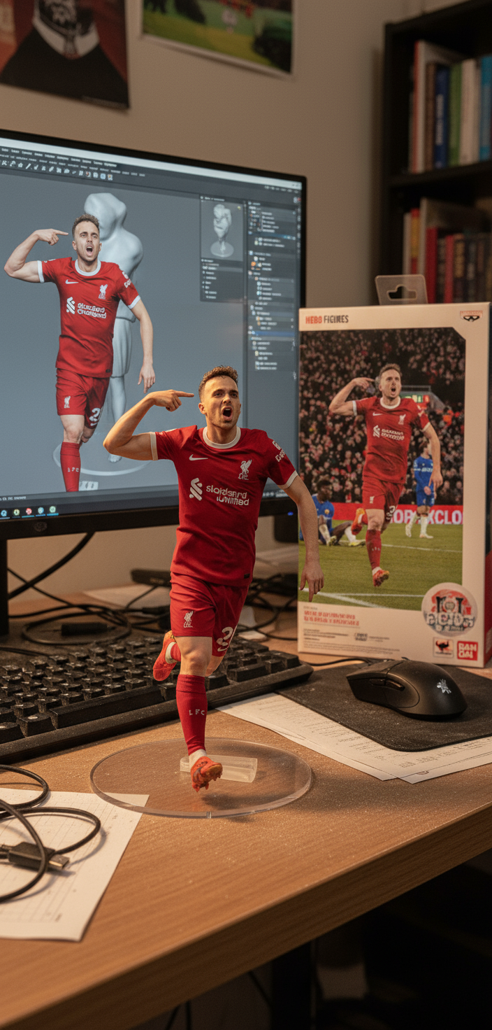 Diogo Jota Colectibille Figurine | FC Liverpool