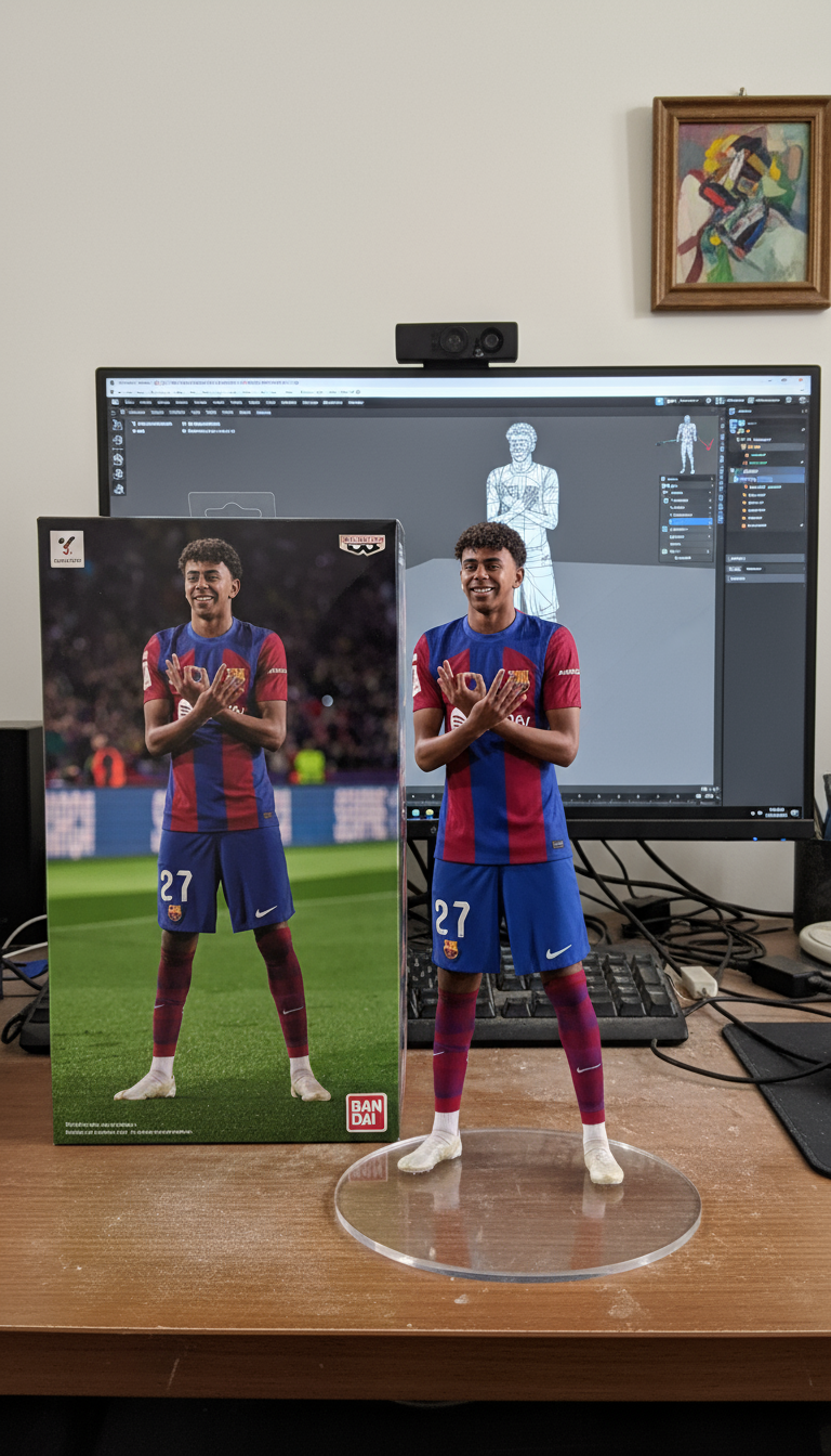 Lamine Yamal Collectible Figurine | Barcelona Celebration