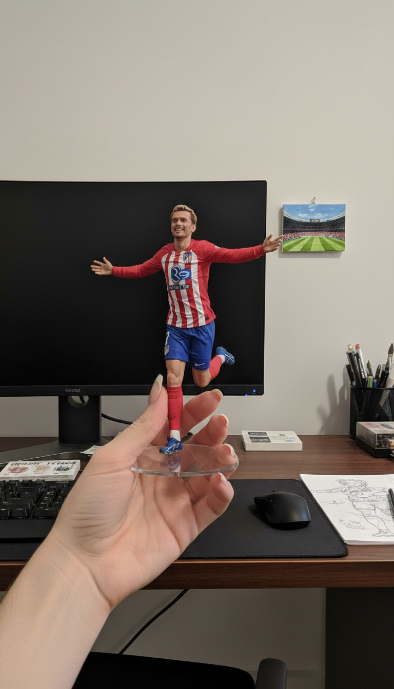 Antoine Griezmann Collectible Figurine | Atletico Madrid Celebration