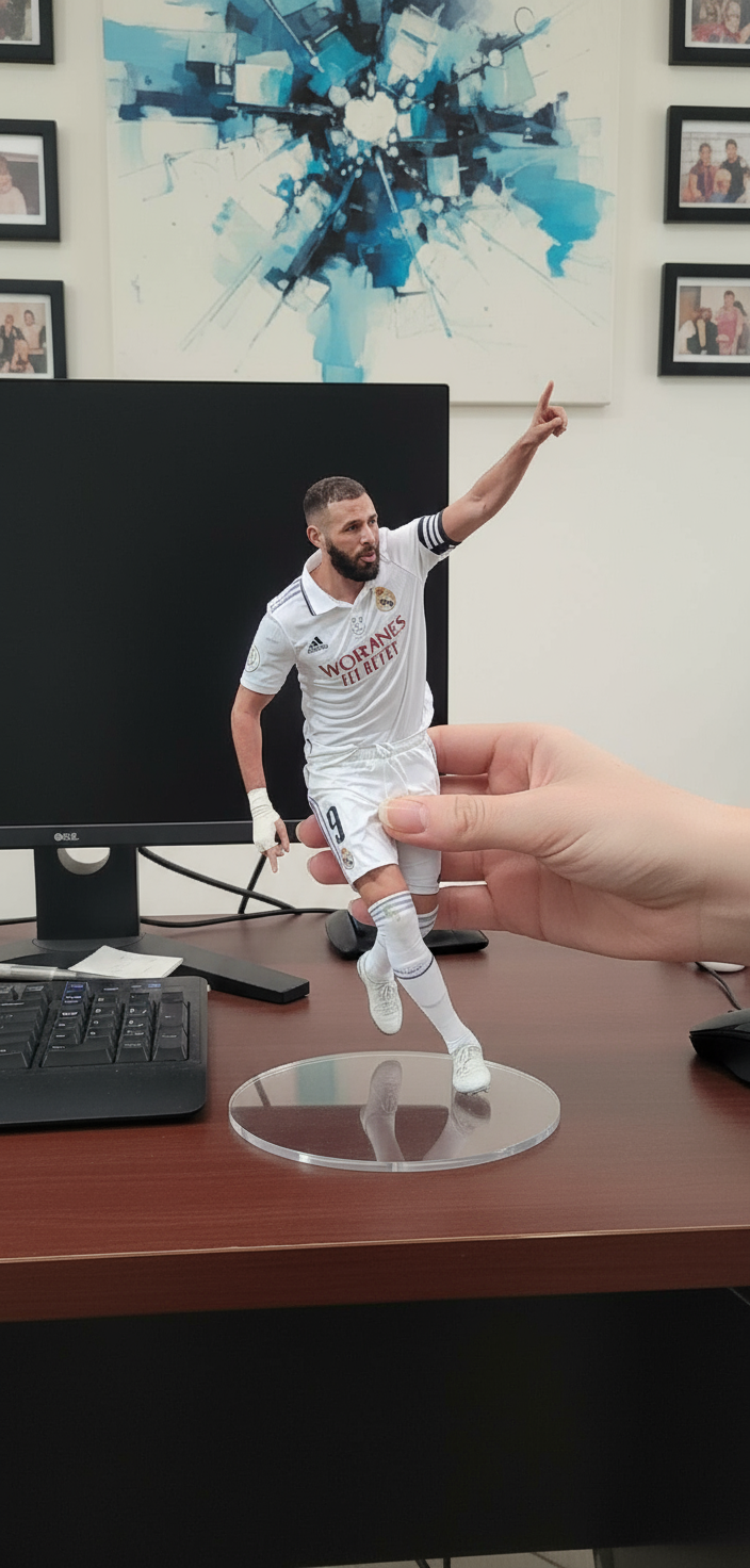 Karim Benzema Collectible Figurine | Real Madrid Celebration