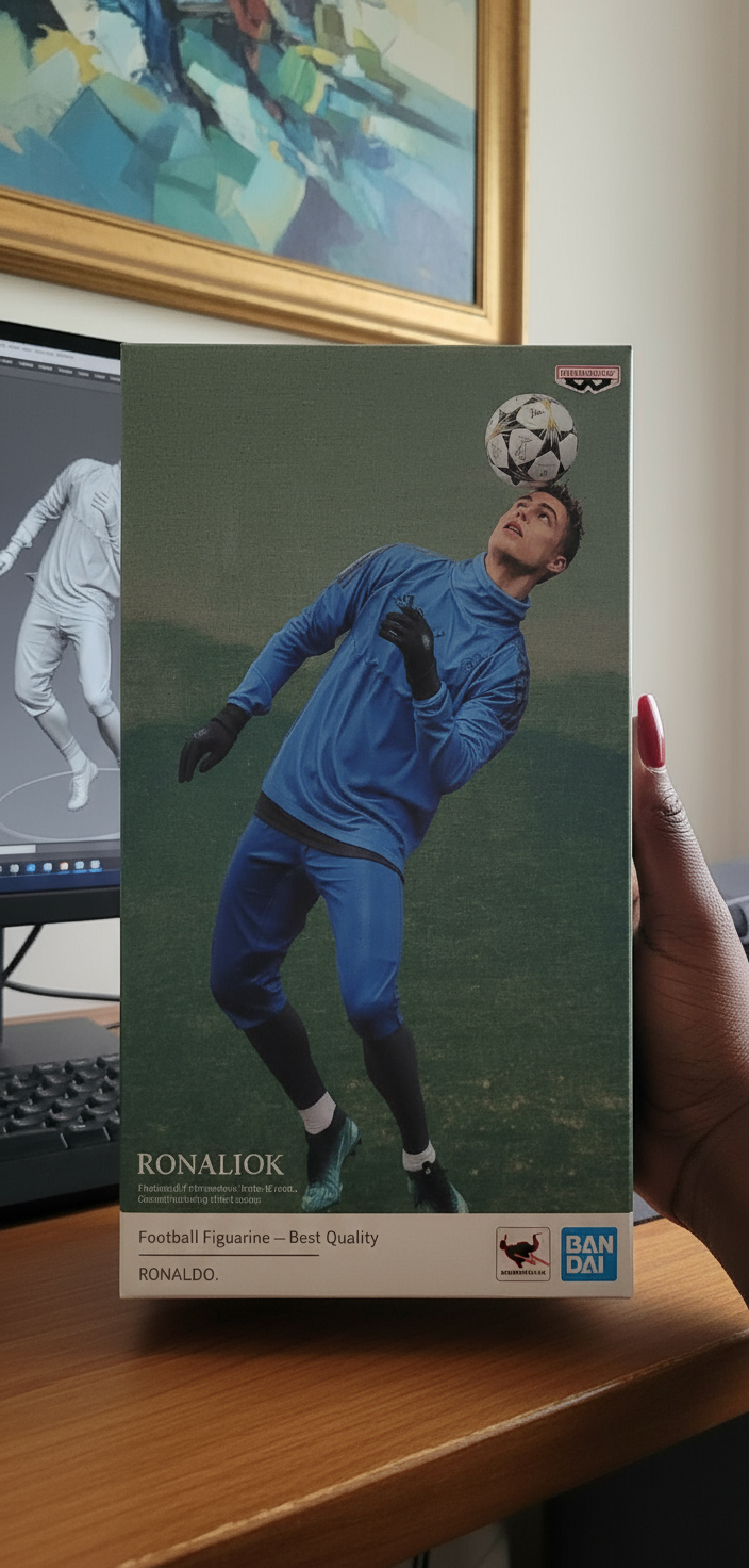 Cristiano Ronaldo Collectible Figurine | Real Madrid Training
