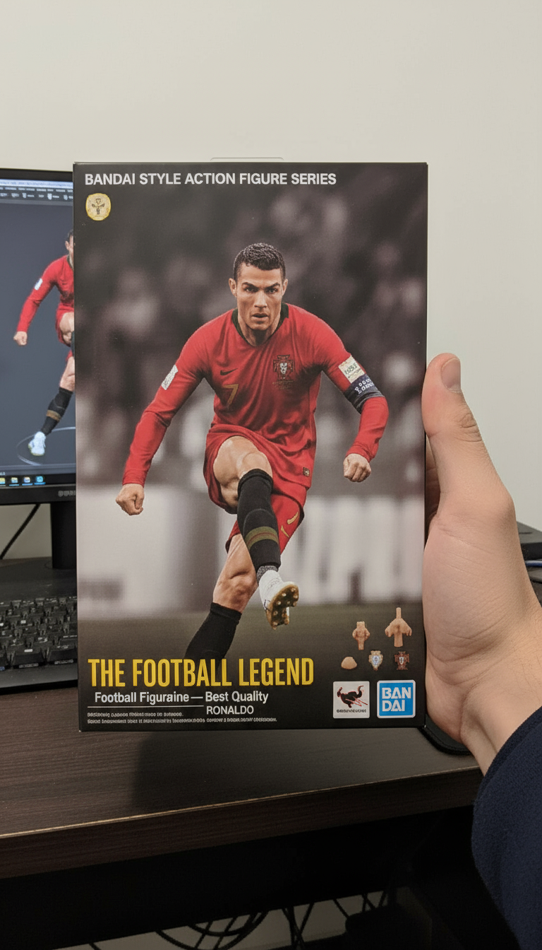 Cristiano Ronaldo Action Figure | Portugal "Red Kit Edition"