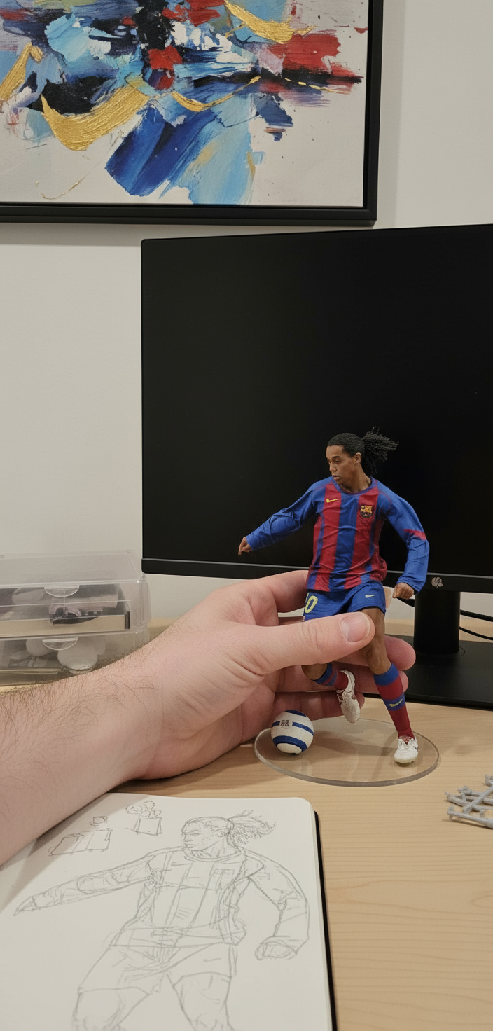 Ronaldinho Collectible Figurine | FC Barcelona