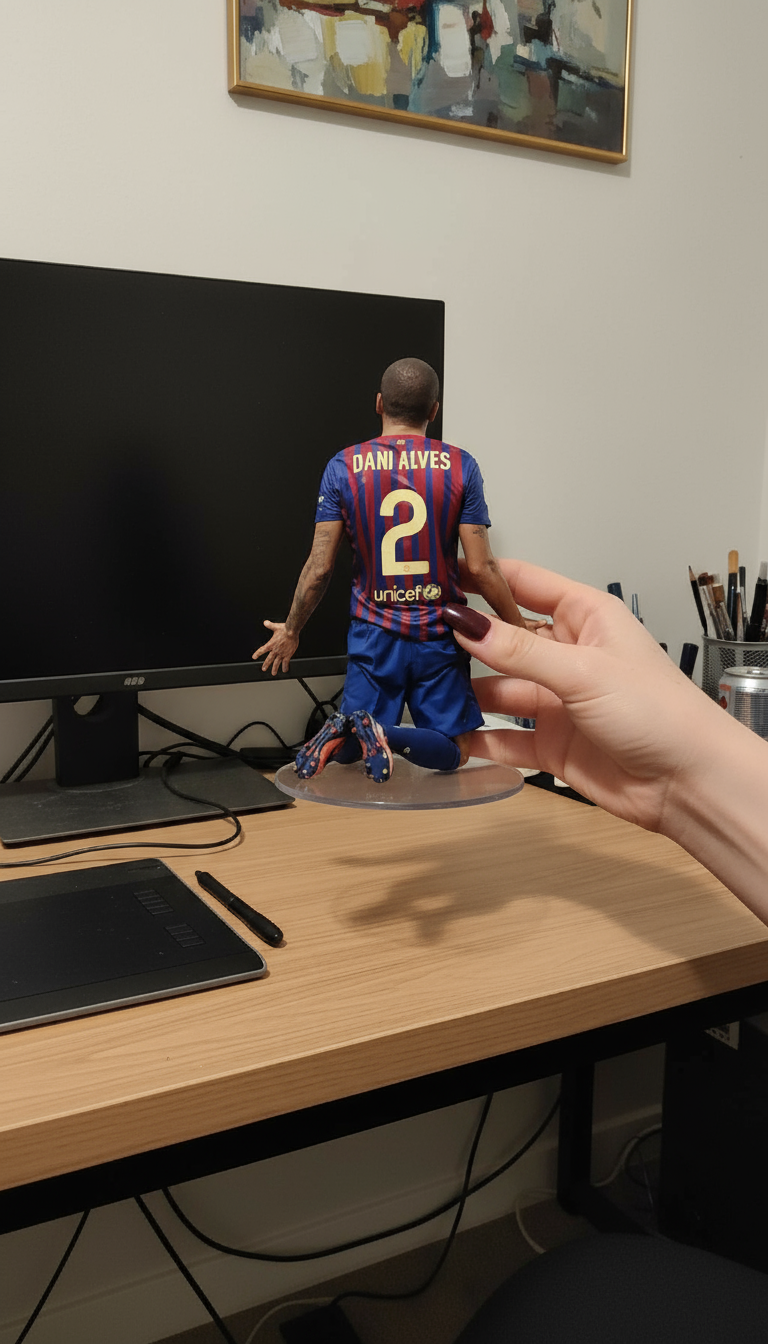 Dani Alves Colectibille Figurine | FC Barcelona