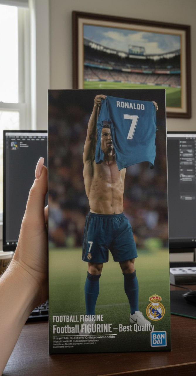Cristiano Ronaldo Figurine | "The Celebration" Real Madrid 2016/17 Kit