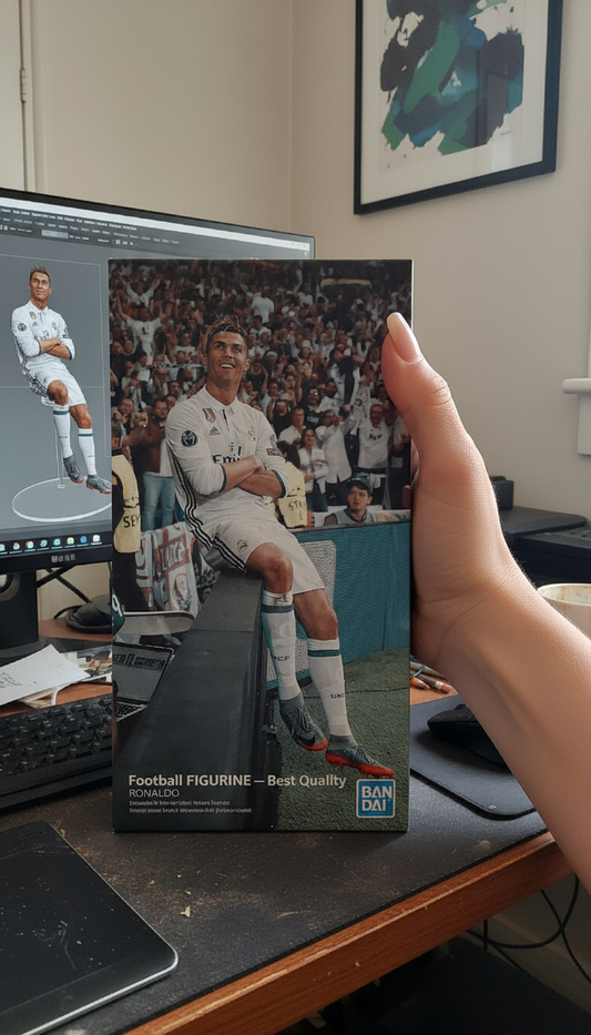 Cristiano Ronaldo Collectible Figurine | Real Madrid Celebration