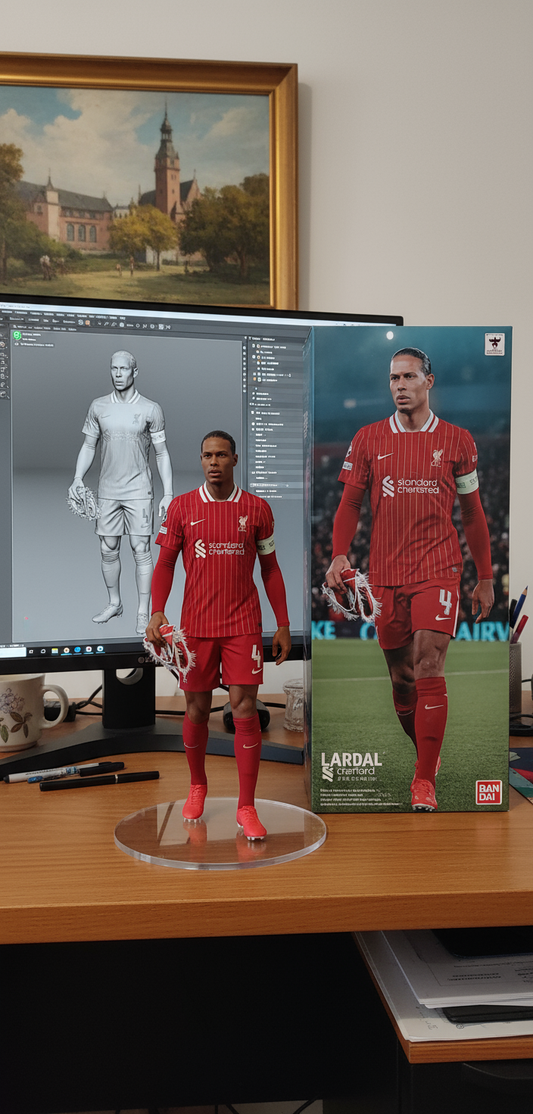 Virgil Van Dijk Collectible Figurine | Liverpool Kit