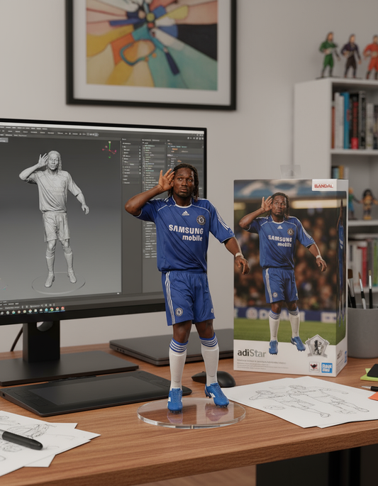 Didier Drogba Collectible Figurine | Chelsea Celebration