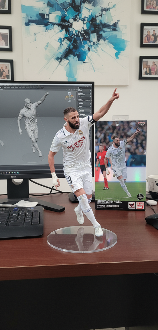 Karim Benzema Collectible Figurine | Real Madrid Celebration