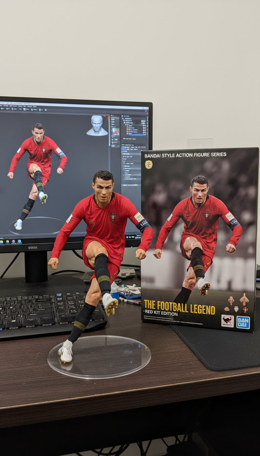 Cristiano Ronaldo Action Figure | Portugal "Red Kit Edition"