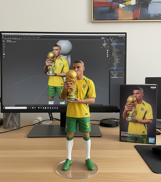 Ronaldo Nazario Collectible Figurine | Brazil World Cup Celebration