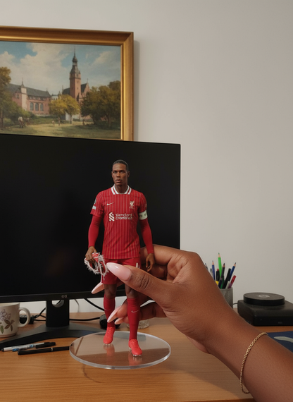 Virgil Van Dijk Collectible Figurine | Liverpool Kit