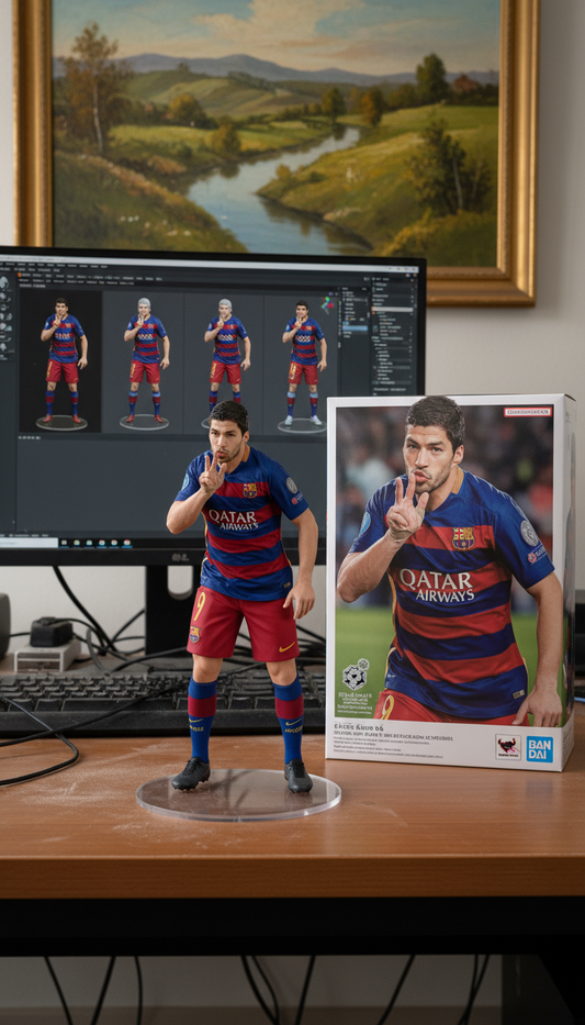 Luis Suarez Collectible Figurine | Barcelona Celebration