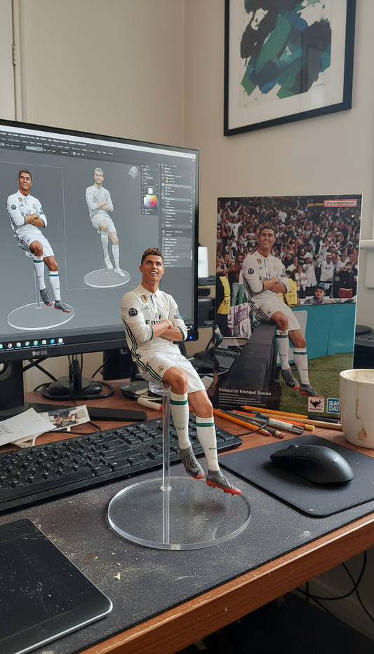 Cristiano Ronaldo Collectible Figurine | Real Madrid Celebration
