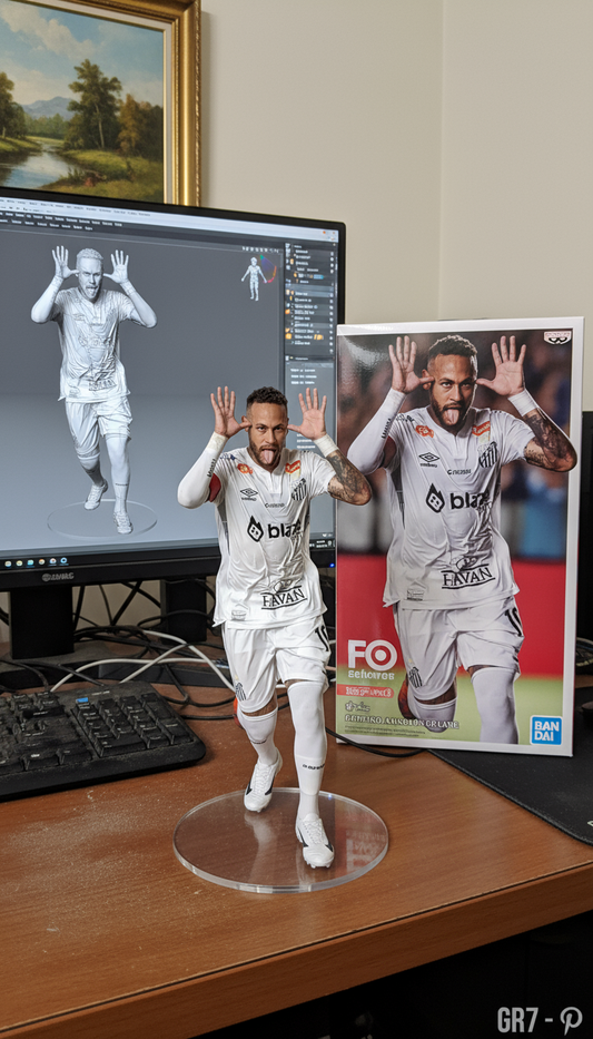 Neymar JR Collectible Figurine | Santos