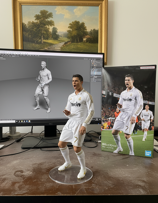 Cristiano Ronaldo Collectible Figurine | Real Madrid 2011/12 Kit