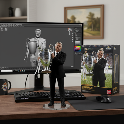 Carlo Ancelotti Collectible Figurine | Coach