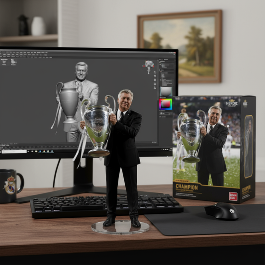 Carlo Ancelotti Collectible Figurine | Coach