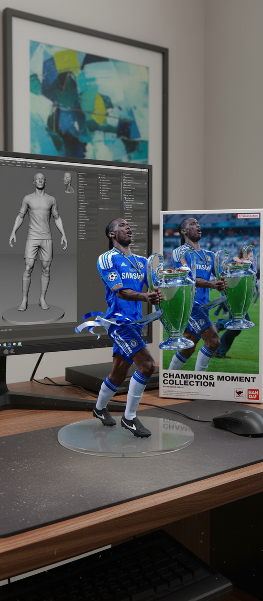 Didier Drogba Collectible Figurine | Chelsea Celebration