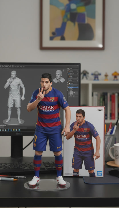 Luis Suarez Collectible Figurine | Barcelona Celebration