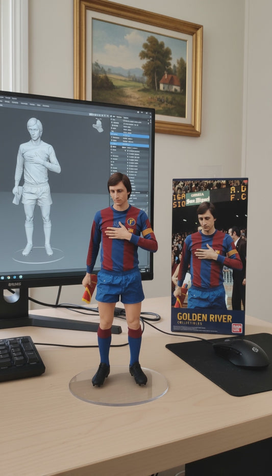 Johan Cruyff Colectibille Figurine |  FC Barcelona